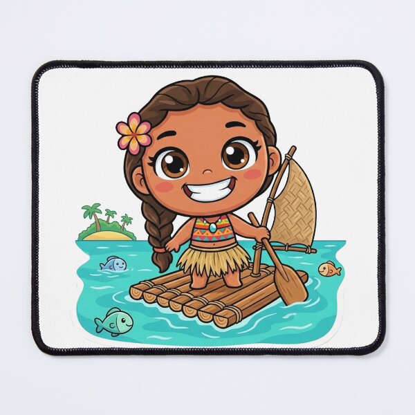Item preview, Moana-Inspired Island Adventure Girl designed and sold by Wizdem Artworkz.