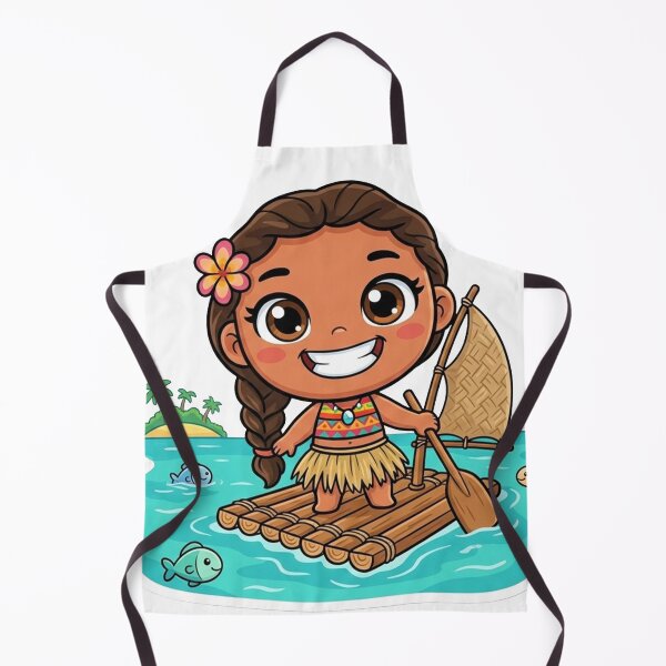 Item preview, Moana-Inspired Island Adventure Girl designed and sold by Wizdem Artworkz.