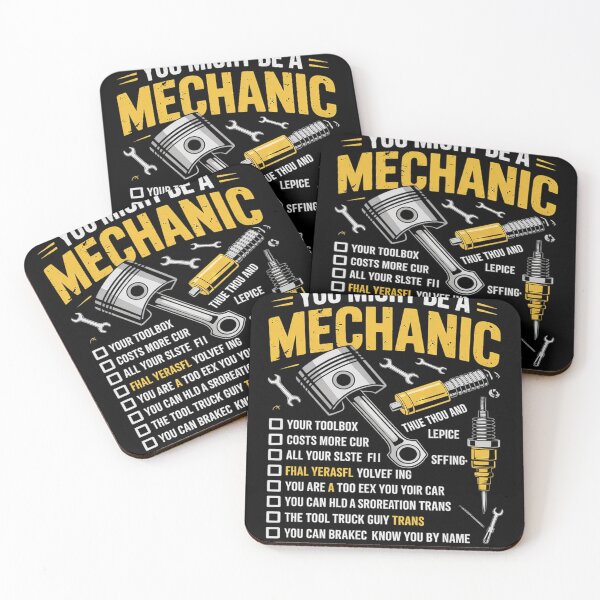 Item preview, Mechanic Pride Funny Checklist  designed and sold by KotexTemu.