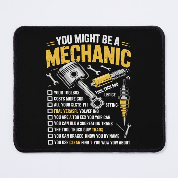 Item preview, Mechanic Pride Funny Checklist designed and sold by KotexTemu.