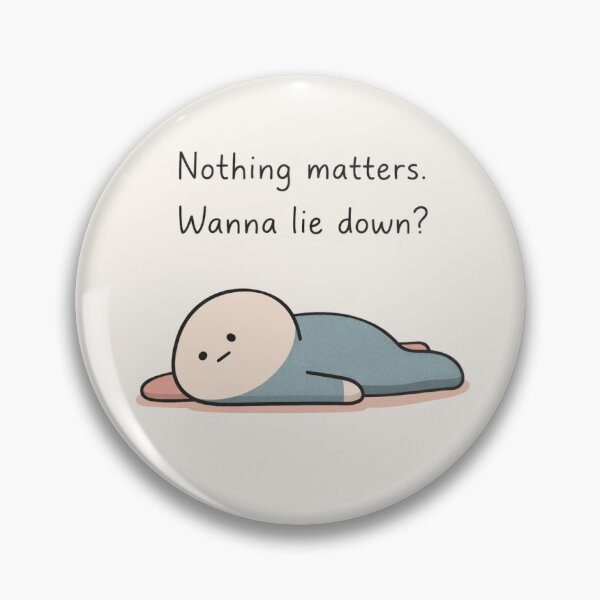 Artikelvorschau, Nothing Matters – Soft Nihilism Cute Illustration entworfen und verkauft von Favorablegin.