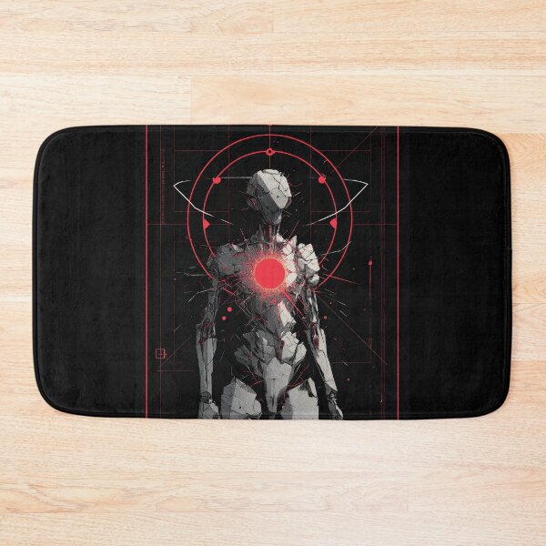 Item preview, Crimson Core – Futuristic Cyber Entity designed and sold by wolfgangrainer.