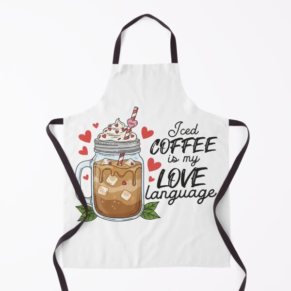 Item preview, i ced coffe is my love language designed and sold by Meryem Mamouni.