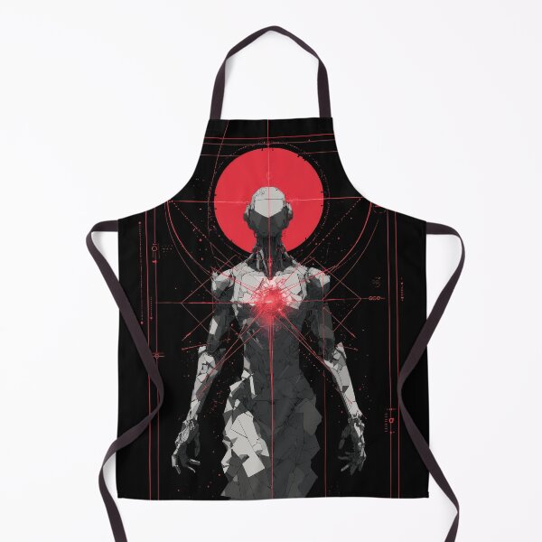 Item preview, Crimson Core – Futuristic Cyber Entity designed and sold by wolfgangrainer.
