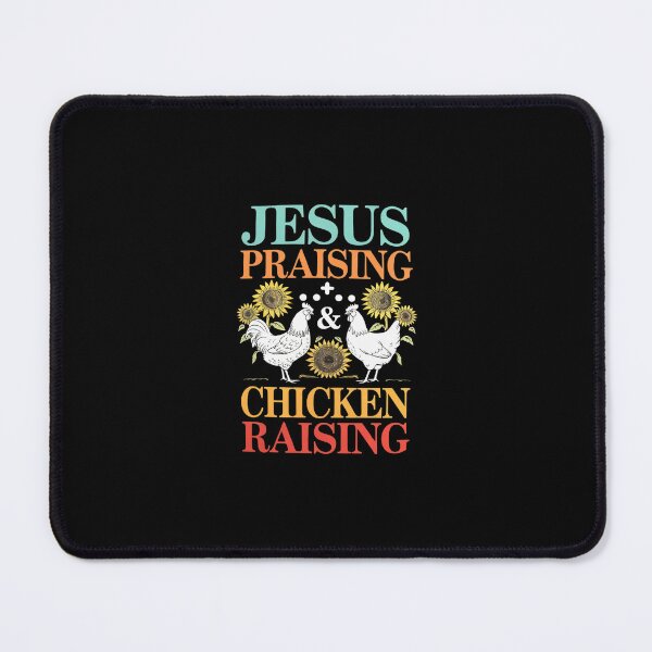 Item preview, Jesus Praising Chicken Raising Retro Country Farm Girls designed and sold by SyntaxClaw.
