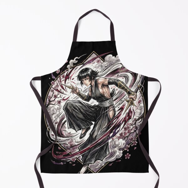 Item preview, Black Haired Stealth Captain Wasp Assassin Suzumebachi Bankai Jakuho Raikoben Second Division Fan Art Portrait Illustration Poster T-Shirt Sticker Print Gift designed and sold by Senpaiwaves.