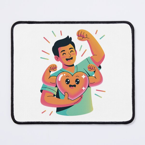 Item preview, Physiotherapist With Flexing Heart designed and sold by McVrax.
