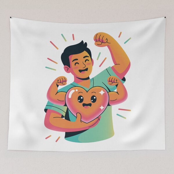 Item preview, Physiotherapist With Flexing Heart designed and sold by McVrax.