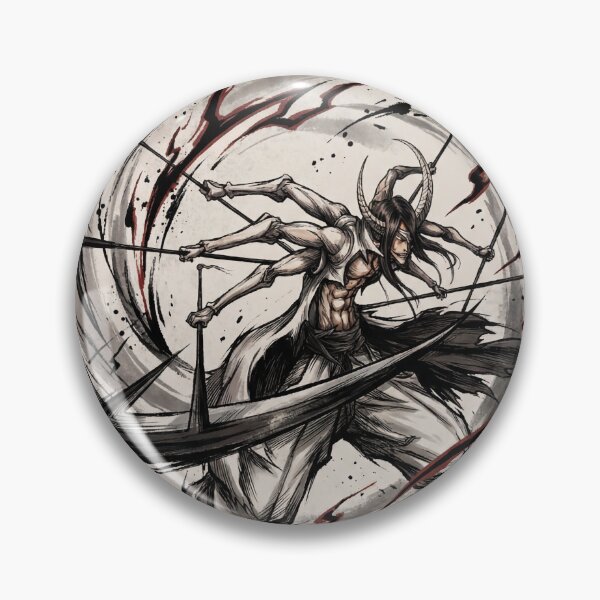 Item preview, Nnoitora Tall Praying Mantis Espada Quinta Arrancar Resurrection Santa Teresa Multi Arm Crescent Blades Fan Art Portrait Poster T-Shirt Sticker Print Gift designed and sold by Senpaiwaves.
