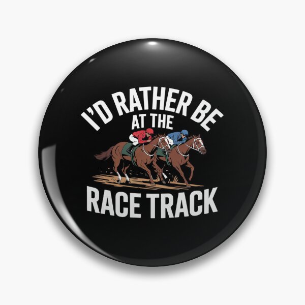 Item preview, I'd Rather Be At The Race Track - Horse Racing Lover  designed and sold by VerseFarm.
