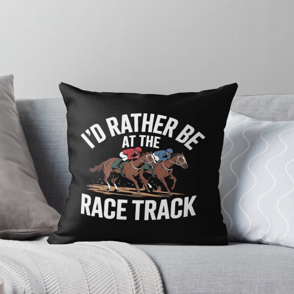 Item preview, I'd Rather Be At The Race Track - Horse Racing Lover  designed and sold by VerseFarm.