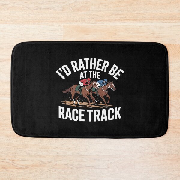Item preview, I'd Rather Be At The Race Track - Horse Racing Lover  designed and sold by VerseFarm.