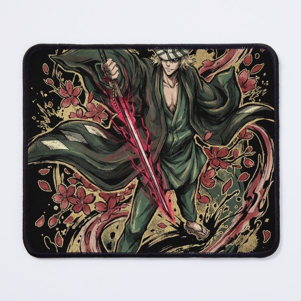 Item preview, Urahara Exiled Genius Shopkeeper Captain Striped Hat Fan Cane Benihime Crimson Princess Blood Mist Shield Fan Art Portrait Poster T-Shirt Sticker Print Gift designed and sold by Senpaiwaves.
