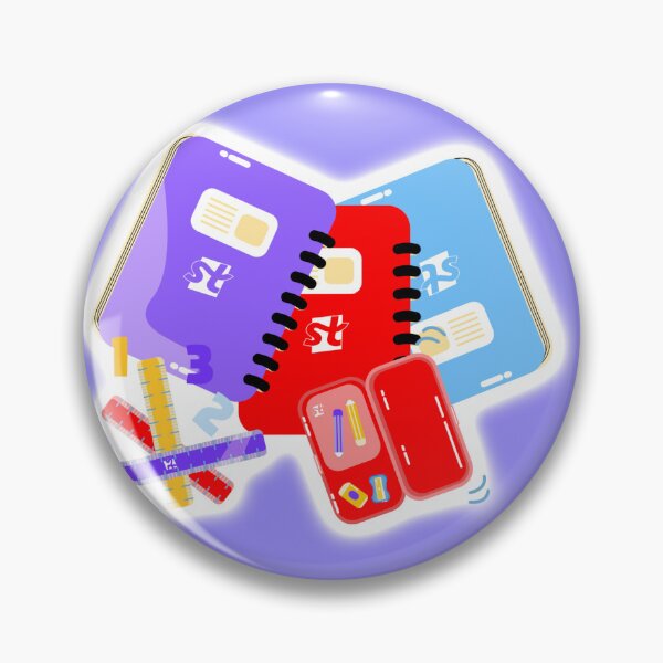 Item preview, Colorful School Notebooks & Stationery | Cute Back to School Illustration designed and sold by steekeets.