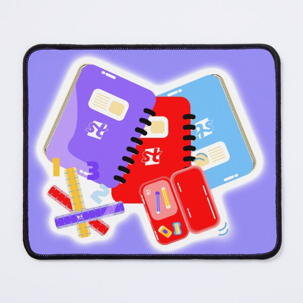 Item preview, Colorful School Notebooks & Stationery | Cute Back to School Illustration designed and sold by steekeets.