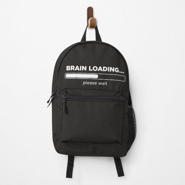 Item preview, Brain Loading Please Wait – Funny Overthinking Quote Minimal Typography Design designed and sold by TTStudio.
