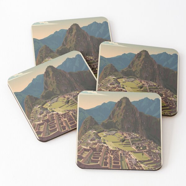 Artikelvorschau, Machu Picchu Vintage Reisekunst - Machu Picchu - Peru entworfen und verkauft von Wanderprintt.