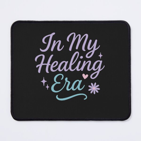 Item preview, In My Healing Era – Self Care Affirmation Pastel Quote Design designed and sold by astersgraphics.