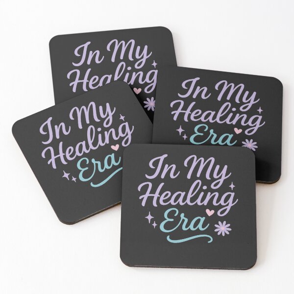Item preview, In My Healing Era – Self Care Affirmation Pastel Quote Design designed and sold by astersgraphics.