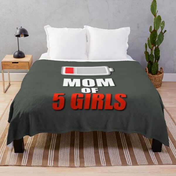 Item preview, MOM of 5 Girls Battery designed and sold by Aise06.