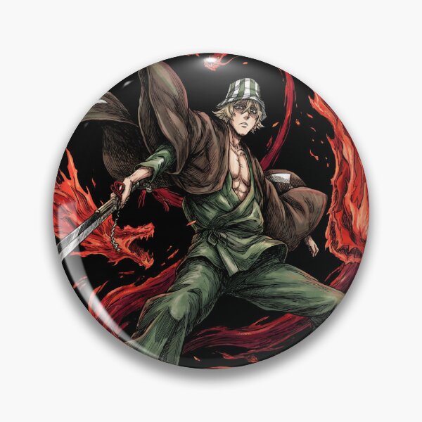 Item preview, Urahara Exiled Genius Shopkeeper Captain Striped Hat Fan Cane Benihime Crimson Princess Blood Mist Shield Fan Art Portrait Poster T-Shirt Sticker Print Gift designed and sold by Senpaiwaves.