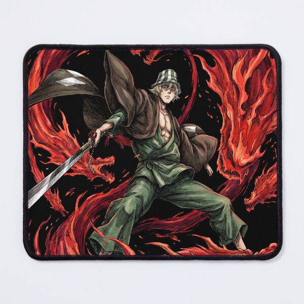 Item preview, Urahara Exiled Genius Shopkeeper Captain Striped Hat Fan Cane Benihime Crimson Princess Blood Mist Shield Fan Art Portrait Poster T-Shirt Sticker Print Gift designed and sold by Senpaiwaves.