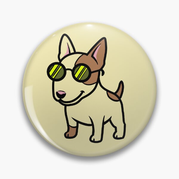 Item preview, Bull Terrier with Round Glasses designed and sold by MartynaKanik.