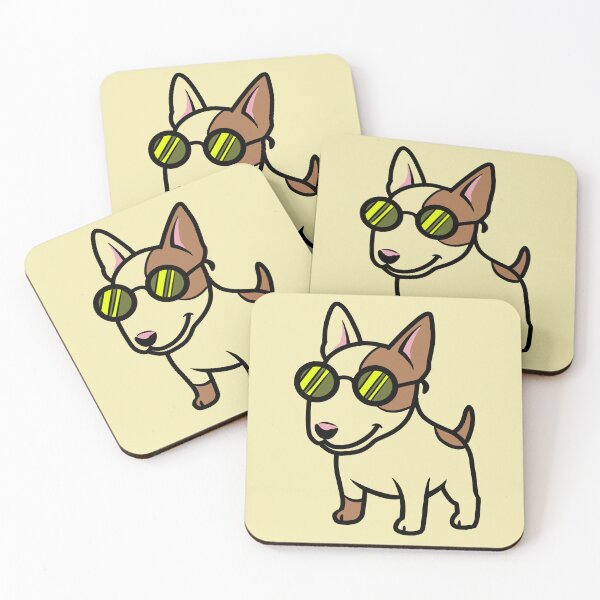 Item preview, Bull Terrier with Round Glasses designed and sold by MartynaKanik.