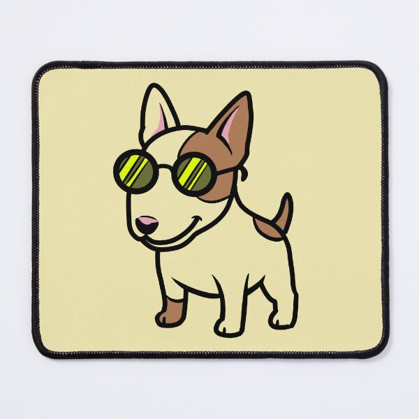 Item preview, Bull Terrier with Round Glasses designed and sold by MartynaKanik.