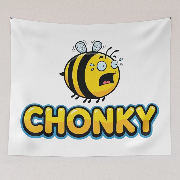 Item preview, Chonky Bee - Fat Fluffy Meme designed and sold by Petzzz.