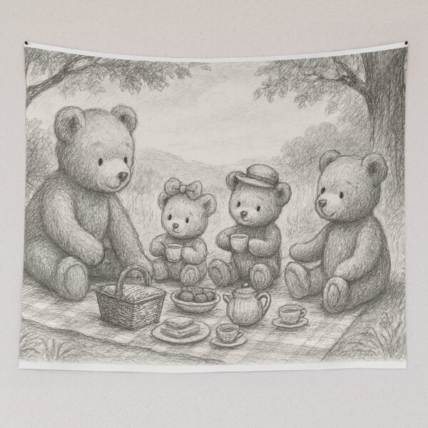 Item preview, Teddy Bears Picnic  designed and sold by Lady_daisy.