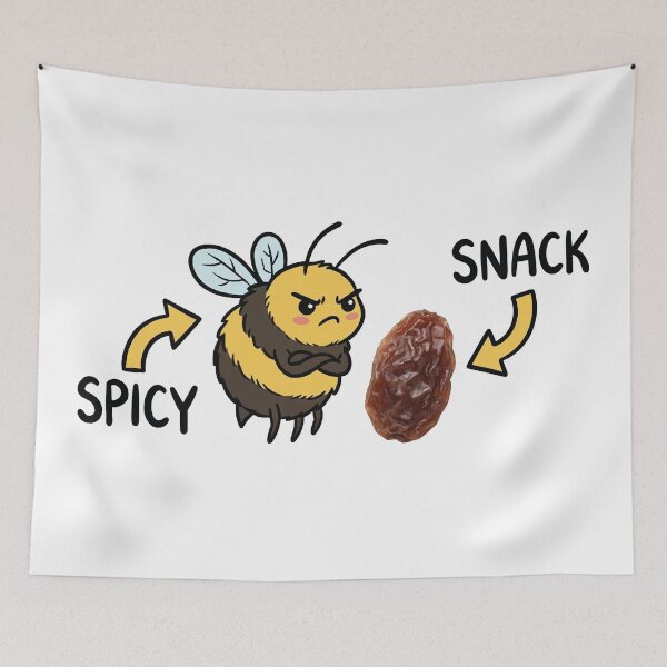 Item preview, Spicy Sky Raisin - Funny Bee Slang designed and sold by Petzzz.