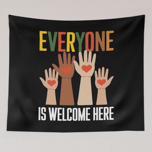 Item preview, Idaho Teacher Everyone Is Welcome Here Fist Hand Support  designed and sold by FadeOfThrone.