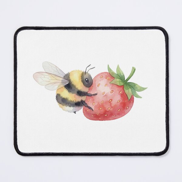 Item preview, Strawberry Bee - Cottagecore Aesthetic designed and sold by Petzzz.