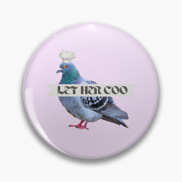 Item preview, Funny Cooking Pigeon Pun - Let Her Coo designed and sold by CIOUS.