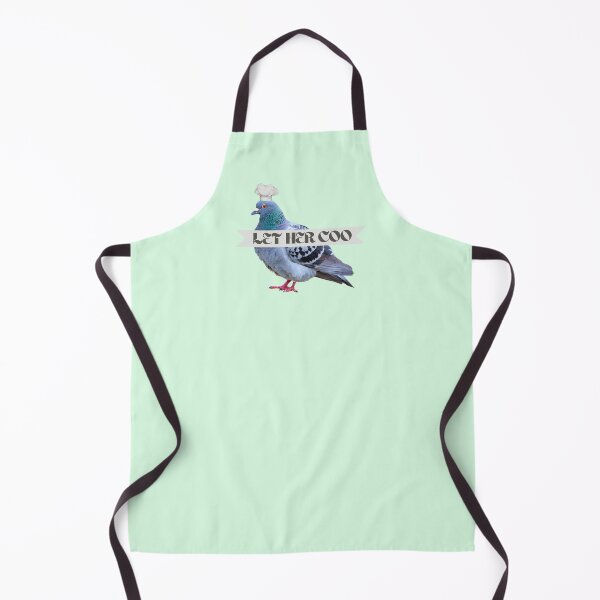 Item preview, Funny Cooking Pigeon Pun - Let Her Coo designed and sold by CIOUS.