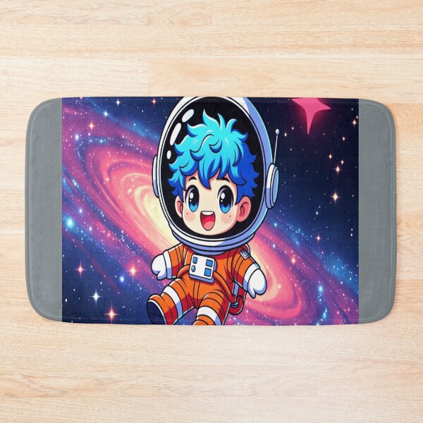 Item preview, Copy of Fluffy Blue Hair Astronaut Space Sticker Chibi designed and sold by NovaDigitalArt45.