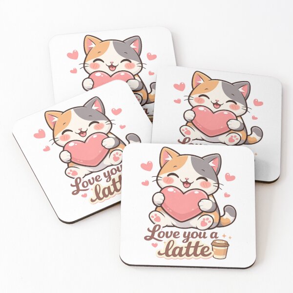 Item preview, Funny Cat Valentine – Cute Cartoon Illustration designed and sold by MagicMicki.