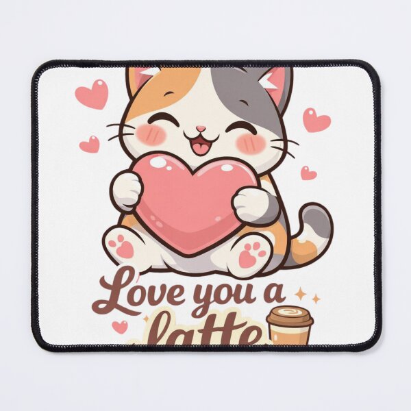 Item preview, Funny Cat Valentine – Cute Cartoon Illustration designed and sold by MagicMicki.