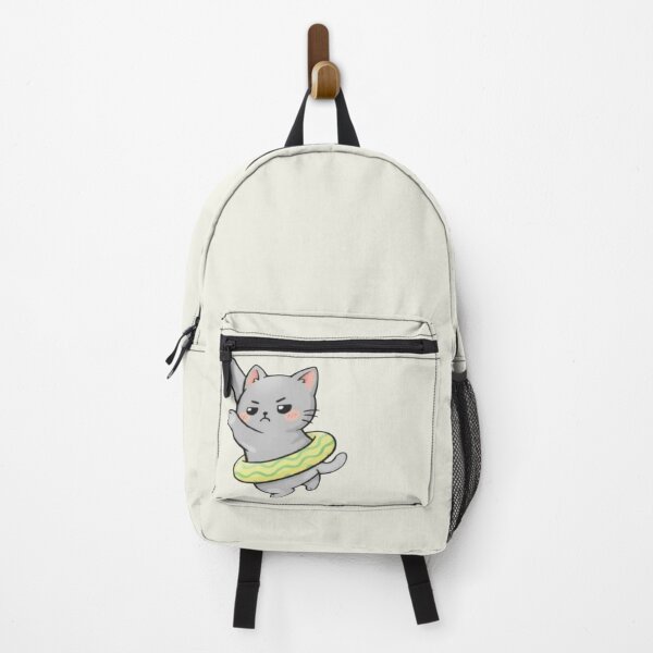 Item preview, Tube Cat Hanging from the Spring – Cute Floating Cat Illustration designed and sold by HNstory.
