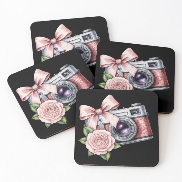 Item preview, vintage camera  with flower  designed and sold by jkrphoto.