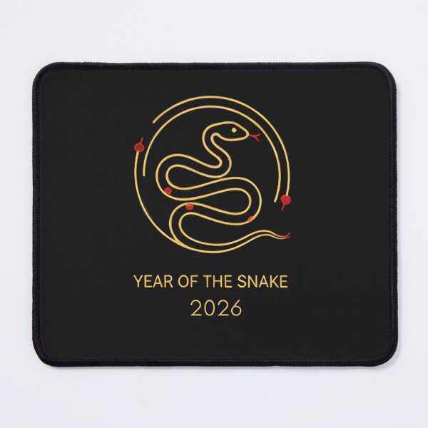 Item preview, Minimalist Snake 2026 Chinese New Year Modern Line Art Zodiac designed and sold by ZyxDes.