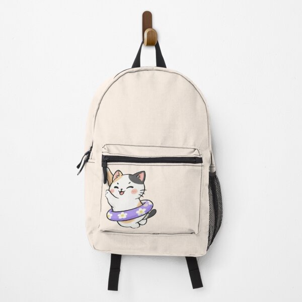 Item preview, Tube Cat Hanging from the Spring – Cute Floating Cat Illustration designed and sold by HNstory.