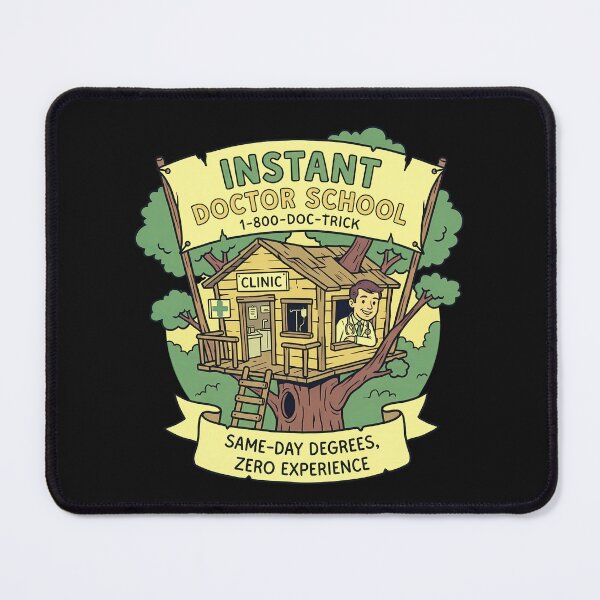 Item preview, Instant Doctor School: Funny Satirical Medical Degree designed and sold by elynne9.
