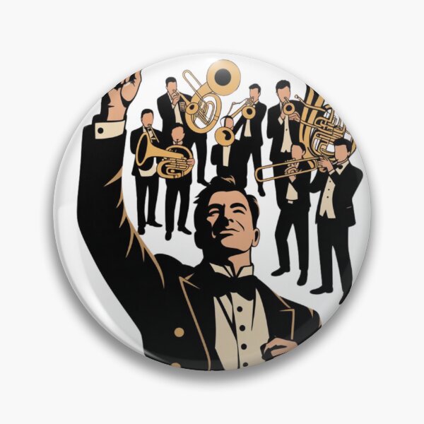 Item preview, Conductor Orchestra Brass Band designed and sold by ladyindigital.