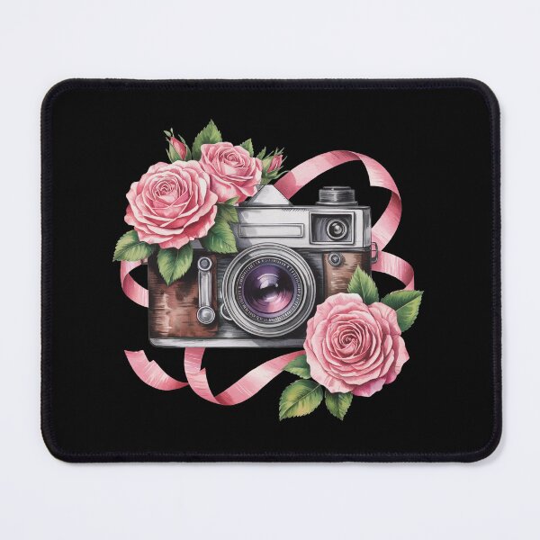 Item preview, vintage camera  with flower  designed and sold by jkrphoto.