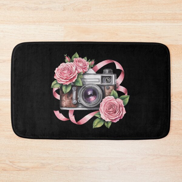 Item preview, vintage camera  with flower  designed and sold by jkrphoto.
