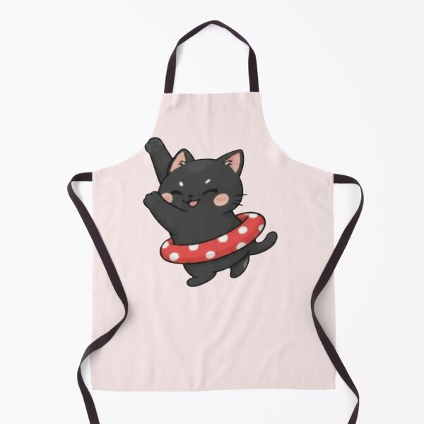 Item preview, Tube Cat Hanging from the Spring – Cute Floating Cat Illustration designed and sold by HNstory.