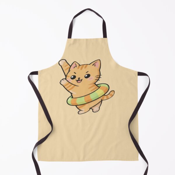 Item preview, Tube Cat Climbing the Spring – Cute Floating Cat Illustration designed and sold by HNstory.