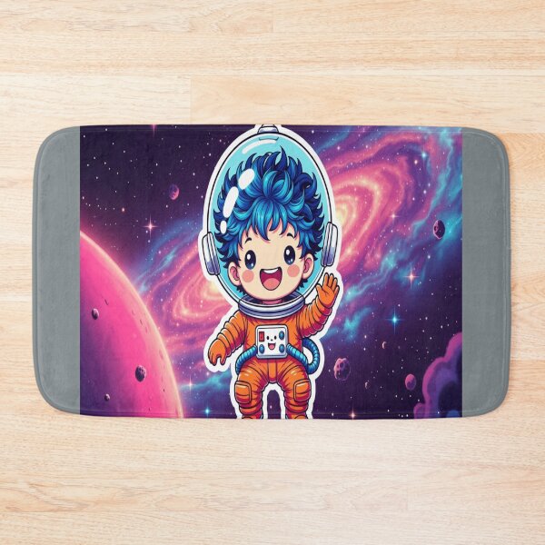 Item preview, Copy of Fluffy Blue Hair Astronaut Space Sticker Chibi designed and sold by NovaDigitalArt45.